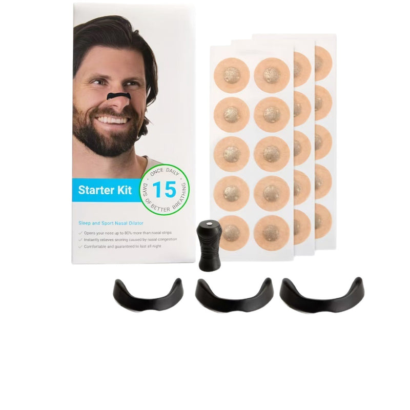 Magnetic Breathing Nasal Strips