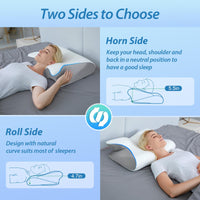 Ergonomic Memory Foam Cervical Pillow