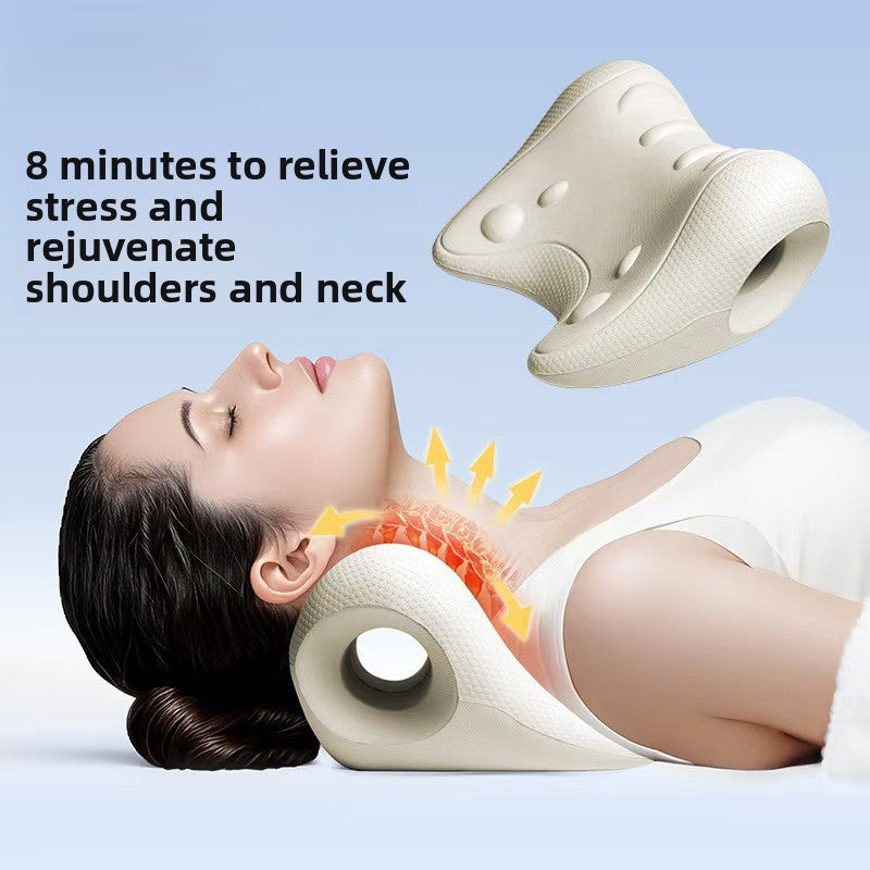 U-Shaped Cervical Massage Pillow for Neck Relief