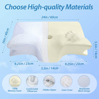 Ergonomic Memory Foam Cervical Pillow